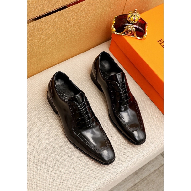 H**mes leather shoes